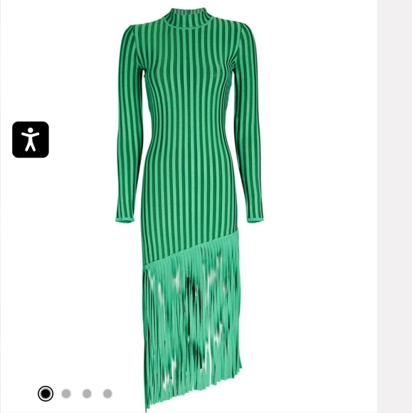 RONNY KOBOAdkins Knit Fringe Midi Dress - Picture 2 of 3